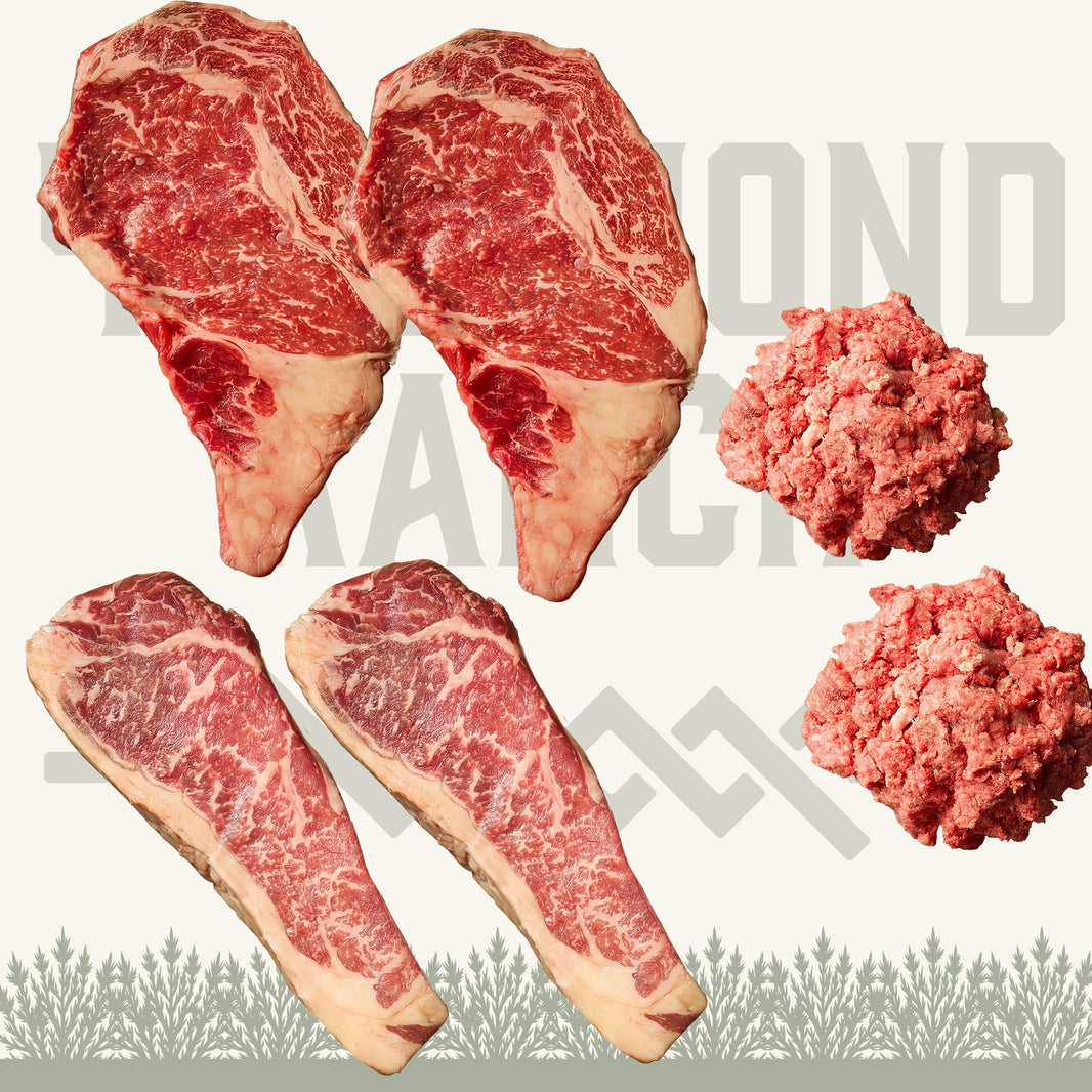 American Wagyu Beef 100% Grass-Fed & Grass-Finished - 4 Diamond Ranch